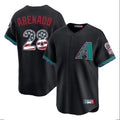 Arizona Diamondbacks #28 Nolan Arenado Player Black HeidiMiller USA 250 Fourth of July Home Game Stitched Jerseys