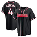 Cleveland Guardians #4 Brayan Rocchio Player Black HeidiMiller Fashion Out Home Game Stitched Jerseys