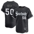 Chicago White Sox #50 Lenyn Sosa Player Black HeidiMiller City Connect Limited Home Stitched Jerseys