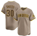 San Diego Padres #30 Gavin Sheets Tan HeidiMiller 2026 Alternate Limited Stitched Jersey