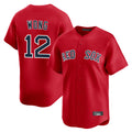 Boston Red Sox #12 Connor Wong Player Red HeidiMiller Limited Home Game Stitched Jerseys1
