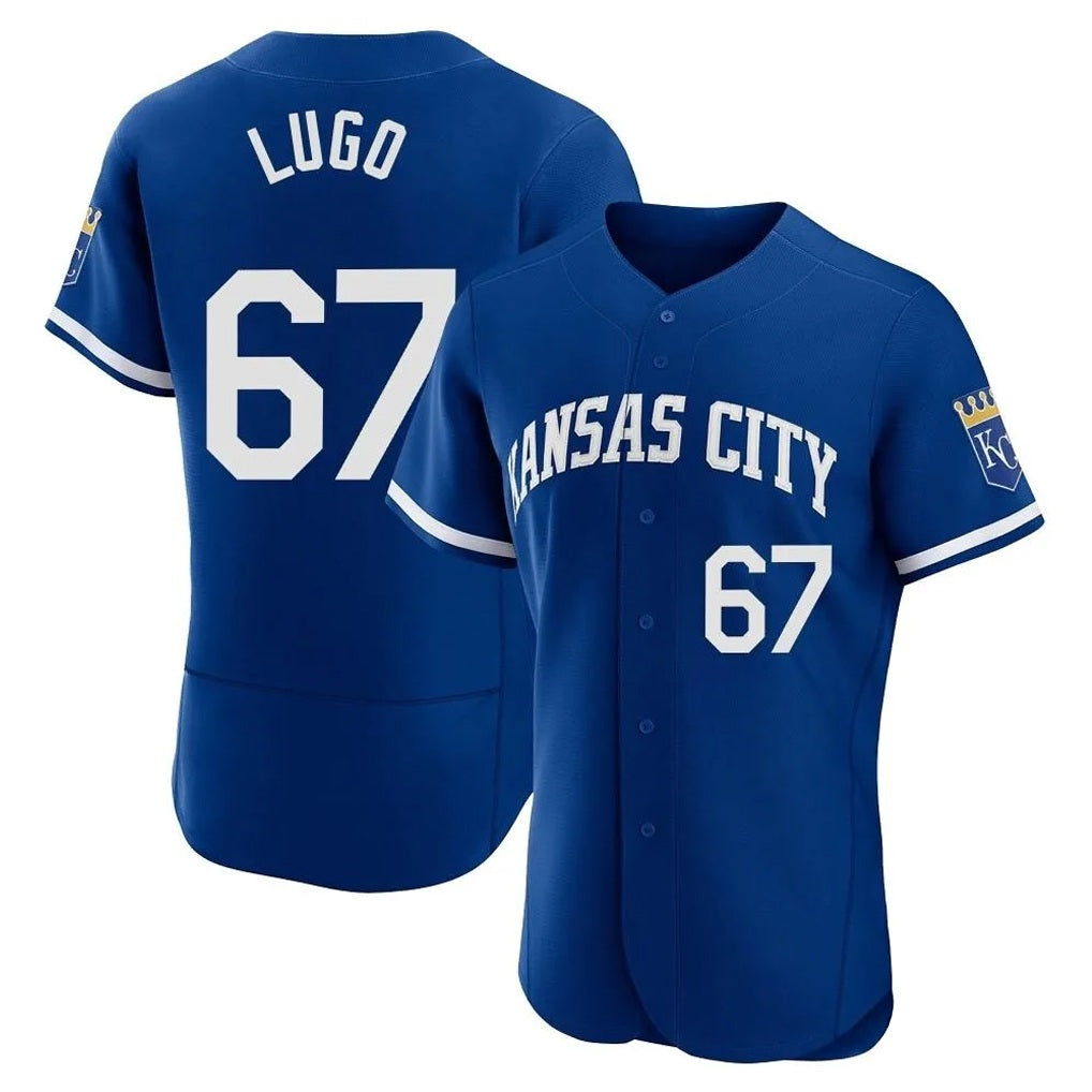 Kansas City Royals #67 Seth Lugo Player Royal HeidiMiller Limited Elite Home Stitched Jerseys