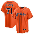 Houston Astros #71 Josh Hader Player Orange HeidiMiller Home Game Stitched Jerseys