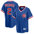 Chicago Cubs #2 Nico Hoerner Player Royal HeidiMiller T-shirt Cooperstown Collection Limited Stitched Jerseys