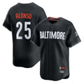 Baltimore Orioles #25 Pete Alonso Player Black HeidiMiller City Connect Limited Home Game Stitched Jerseys