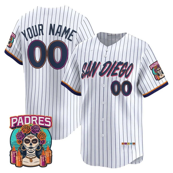 Custom San Diego Padres White HeidiMiller 2026 City Connect Vapor Premier Limited Jersey - All Stitched