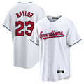 Cleveland Guardians #23 Bo Naylor Player White HeidiMiller Home Game Stitched Jerseys