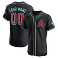 Custom Arizona Diamondbacks 2024 Flex Base Jersey ¨C Black HeidiMiller