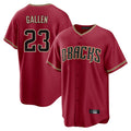 Arizona Diamondbacks #23 Zac Gallen Player Red HeidiMiller Home Game Stitched Jerseys