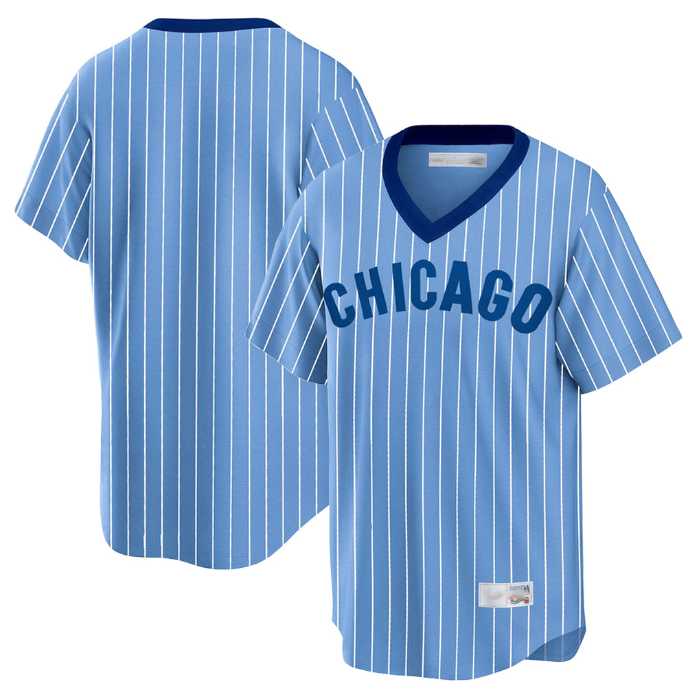 Chicago Cubs Blue HeidiMiller T-shirt Cooperstown Collection Limited Blank Player Stitched Jerseys