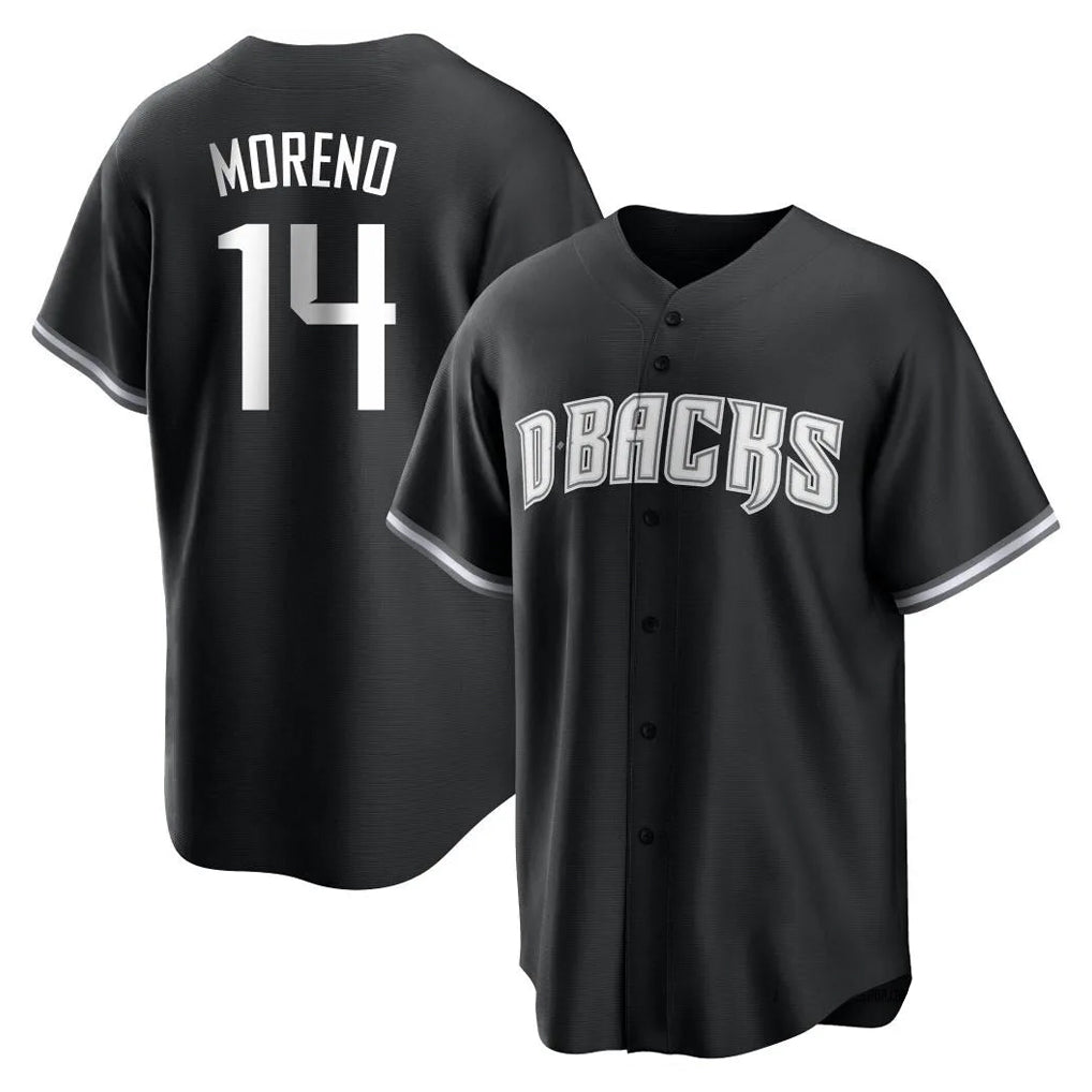Arizona Diamondbacks #14 Gabriel Moreno Player Black HeidiMiller Game Home Stitched Jerseys