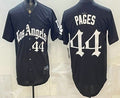 Los Angeles Dodgers #44 Andy Pages Black HeidiMiller Gothic Edition Vapor Premier Limited Stitched Jersey