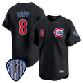 Chicago Cubs #8 Ian Happ Player Black HeidiMiller Vapor Premier Limited Home Stitched Jerseys