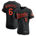 Baltimore Orioles #6 Ryan Mountcastle Player Black HeidiMiller Limited Elite Home Game Stitched Jerseys