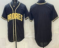 San Diego Padres Blank 2026 Black HeidiMiller Fashion Cool Base Jersey