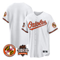 Baltimore Orioles White HeidiMiller 30th Anniversary of 2131 Home Game Blank Player Stitched Jerseys