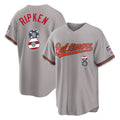 Baltimore Orioles #8 Cal Ripken Player Gray HeidiMiller USA 250 Fourth of July Home Game Stitched Jerseys