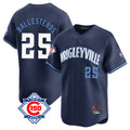 Chicago Cubs #25 Moises Ballesteros Player Navy HeidiMiller City Connect 150th Anniversary Limited Home Stitched Jerseys