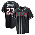 Arizona Diamondbacks #23 Zac Gallen Player Black HeidiMiller Home Game Stitched Jerseys