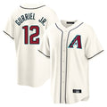 Arizona Diamondbacks #12 Lourdes Gurriel Jr Player Cream HeidiMiller Home Game Stitched Jerseys