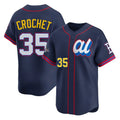 Boston Red Sox #35 Garrett Crochet Player Navy HeidiMiller American League All-Star Edition Game Stitched Jerseys