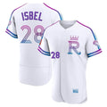 Kansas City Royals #28 Kyle Isbel Player White HeidiMiller 2026 City Connect Limited Elite Home Stitched Jerseys