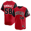 Chicago White Sox #58 Seranthony Dominguez Player Red HeidiMiller City Connect Limited Home Stitched Jerseys