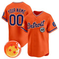 Custom Detroit Tigers x Dragon Ball Orange HeidiMiller Vapor Premier Limited Jersey - All Stitched