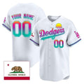 Custom Los Angeles Dodgers 2024 Los Angeles City Style Vapor Premier Limited Jersey ¨C All Stitched-White HeidiMiller