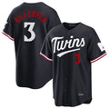 Minnesota Twins #3 Harmon Killebrew Player Navy HeidiMiller Home Game Stitched Jerseys