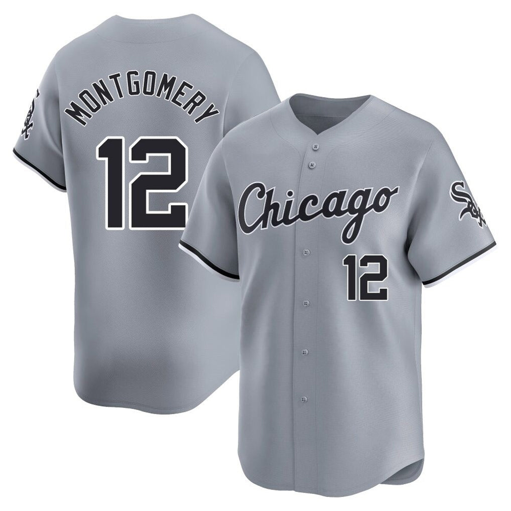 Chicago White Sox #12 Colson Montgomery Player Gray HeidiMiller Road Limited Home Stitched Jerseys