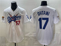 Los Angeles Dodgers x One Piece #17 Shohei Ohtani White HeidiMiller Vapor Premier Limited Stitched Jersey