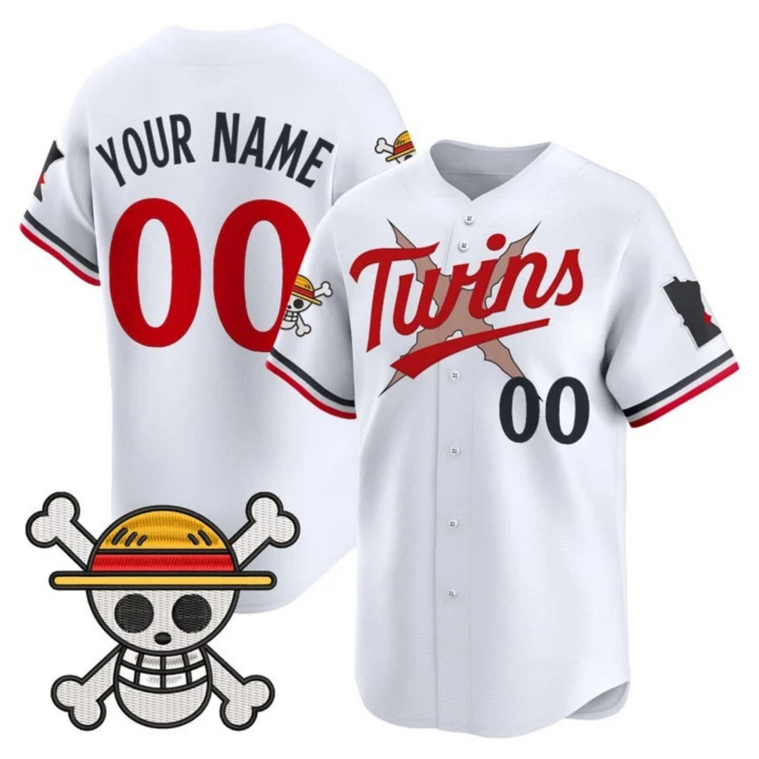 Custom Minnesota Twins x One Piece White HeidiMiller Vapor Premier Limited Jersey - Stitched