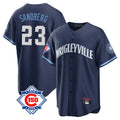 Chicago Cubs #23 Ryne Sandberg Player Navy HeidiMiller 150th Anniversary City Connect Home Game Stitched Jerseys