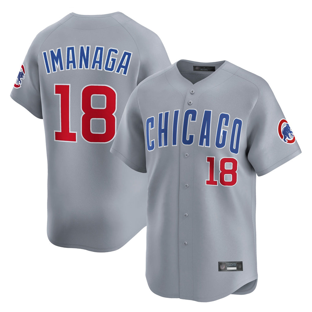 Chicago Cubs #18 Shota Imanaga Player Gray HeidiMiller Road Limited Home Stitched Jerseys