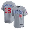 Chicago Cubs #18 Shota Imanaga Player Gray HeidiMiller Road Limited Home Stitched Jerseys