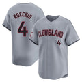 Cleveland Guardians #4 Brayan Rocchio Player Gray HeidiMiller Road Limited Home Stitched Jerseys