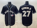 Toronto Blue Jays #27 Vladimir Guerrero Jr. 2026 Fashion Replica Black HeidiMiller Out Stitched Jersey