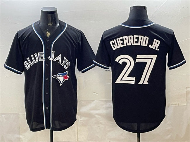 Toronto Blue Jays #27 Vladimir Guerrero Jr. 2026 Fashion Replica Black HeidiMiller Out Stitched Jersey