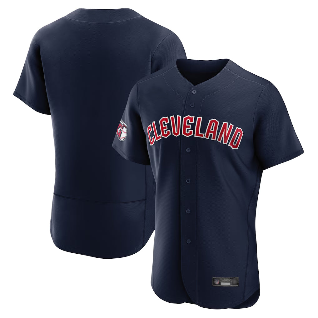 Cleveland Guardians Blank Player Navy HeidiMiller Limited Elite Home Game Stitched Jerseys