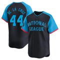 Cincinnati Reds #44 Elly De La Cruz Player Navy HeidiMiller Limited National League All-Star Game Stitched Jerseys