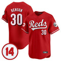 Cincinnati Reds #30 Ken Griffey Player Red HeidiMiller Vapor Premier Limited Home Stitched Jerseys
