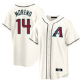 Arizona Diamondbacks #14 Gabriel Moreno Player Cream HeidiMiller Home Game Stitched Jerseys
