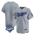 Los Angeles Dodgers Blank Player Gray HeidiMiller Limited Home World Series Meet Stitched Jerseys