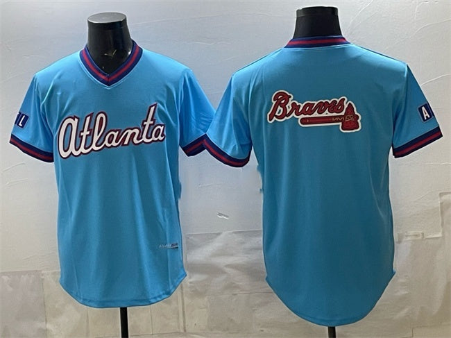 Atlanta Braves Team Big Logo Powder Blue HeidiMiller 2026 City Connect Stadium Stitched Jersey