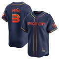 Houston Astros #3 Jeremy Pena Player Navy HeidiMiller City Connect Home Limited Stitched Jerseys