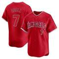Los Angeles Angels #7 Jo Adell Player Red HeidiMiller Home Limited Stitched Jerseys