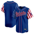 Baltimore Orioles Royal HeidiMiller Independence Day Vapor Premier Limited Home Game Blank Player Stitched Jerseys