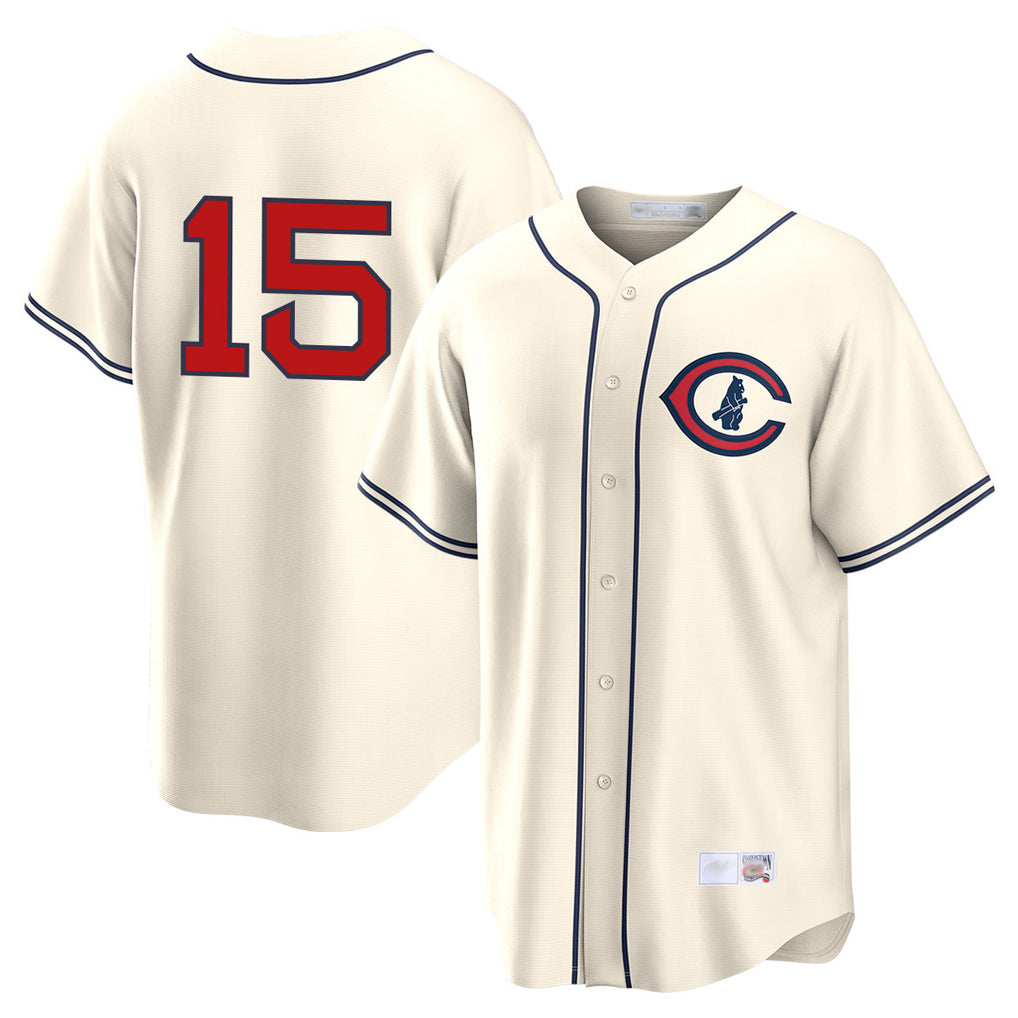 Chicago Cubs #15 Carson Kelly Player Cream HeidiMiller Field of Dreams Home Game Stitched Jerseys