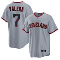 Cleveland Guardians #7 George Valera Player Gray HeidiMiller Home Game Stitched Jerseys
